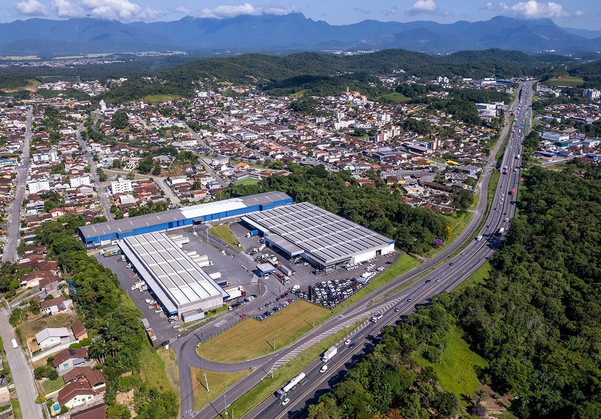 Vista aérea Track&Field Joinville